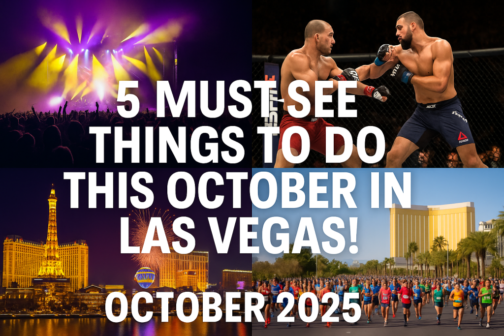 5 must see things to do in las vegas oct 2025